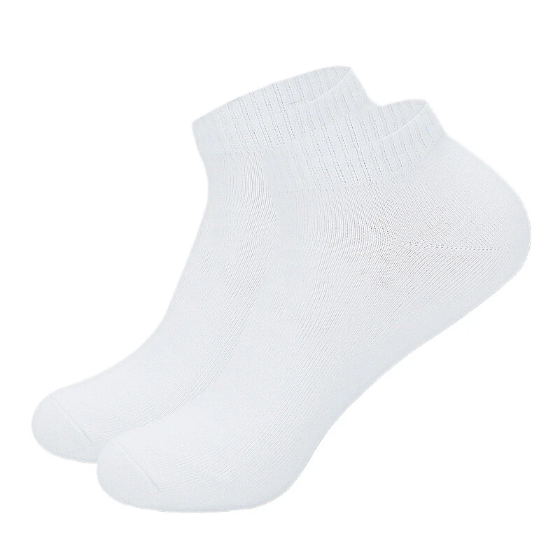 (image for) 6pairs Plus Size Men Cotton Socks Non Slip Sweat-absorbing Comfortable Low Cut Athletic Ankle Socks For Outdoor Cycling Running Daily Casual Short Socks Men