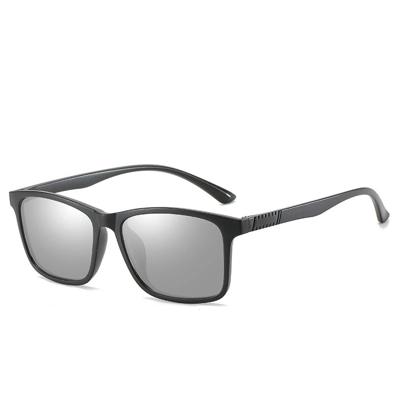 (image for) Men Polarized Sunglasses Fashion Women Square Sports Sunglasses Ultra Light TR90 Frame Driving Sunglasses Vintage Eyewear UV400